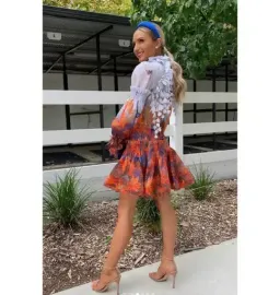 Zimmermann Botanica Mini Dress Wild Flower Size 1 / AU 10 for rent on The Volte - image 3