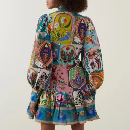 Alemais Evergreen Mini Dress Multi Size AU 10 for rent on The Volte - image 17