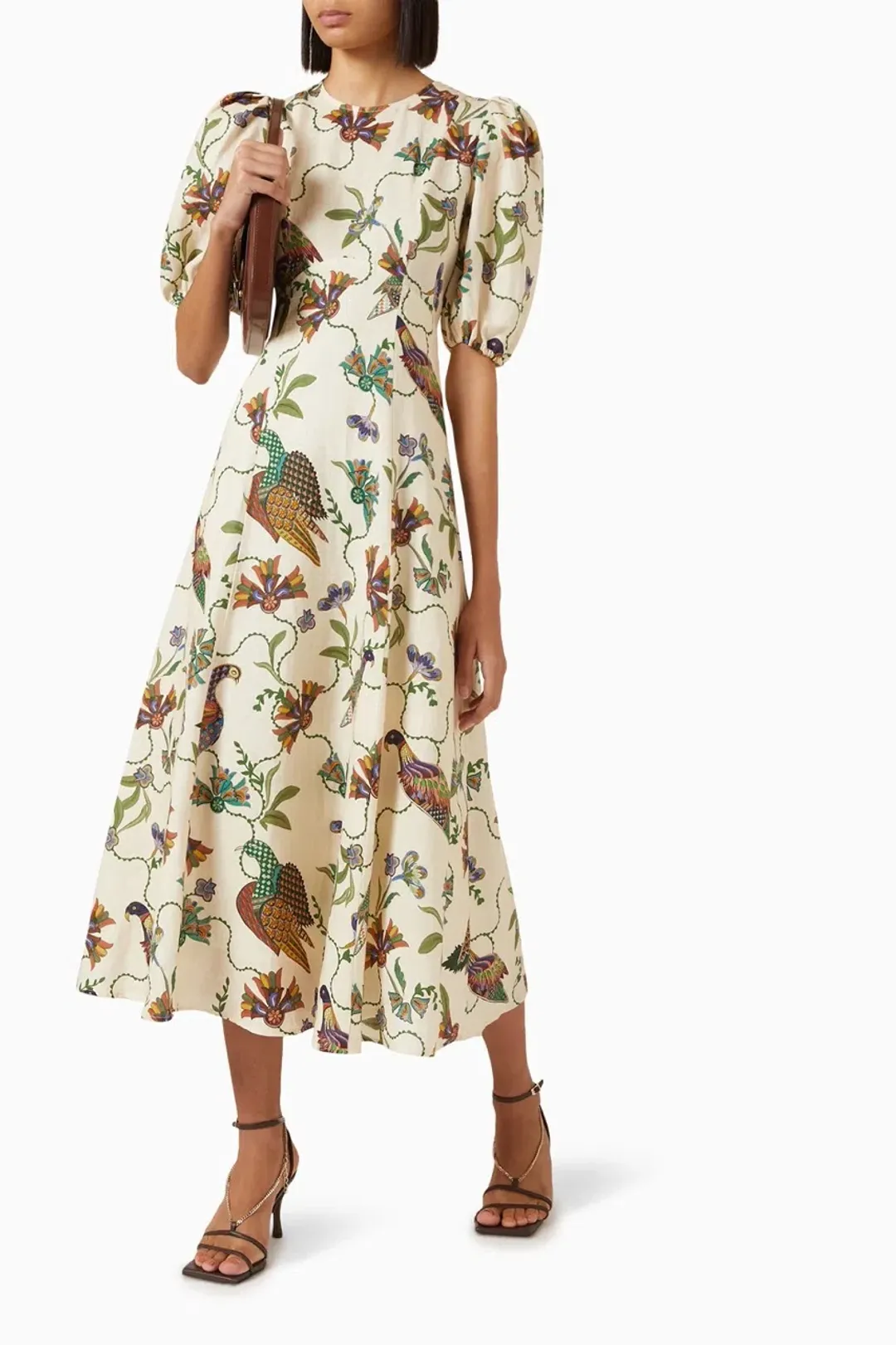 Alemais Birdie Midi Dress Print Size AU 10  for rent on The Volte - main image