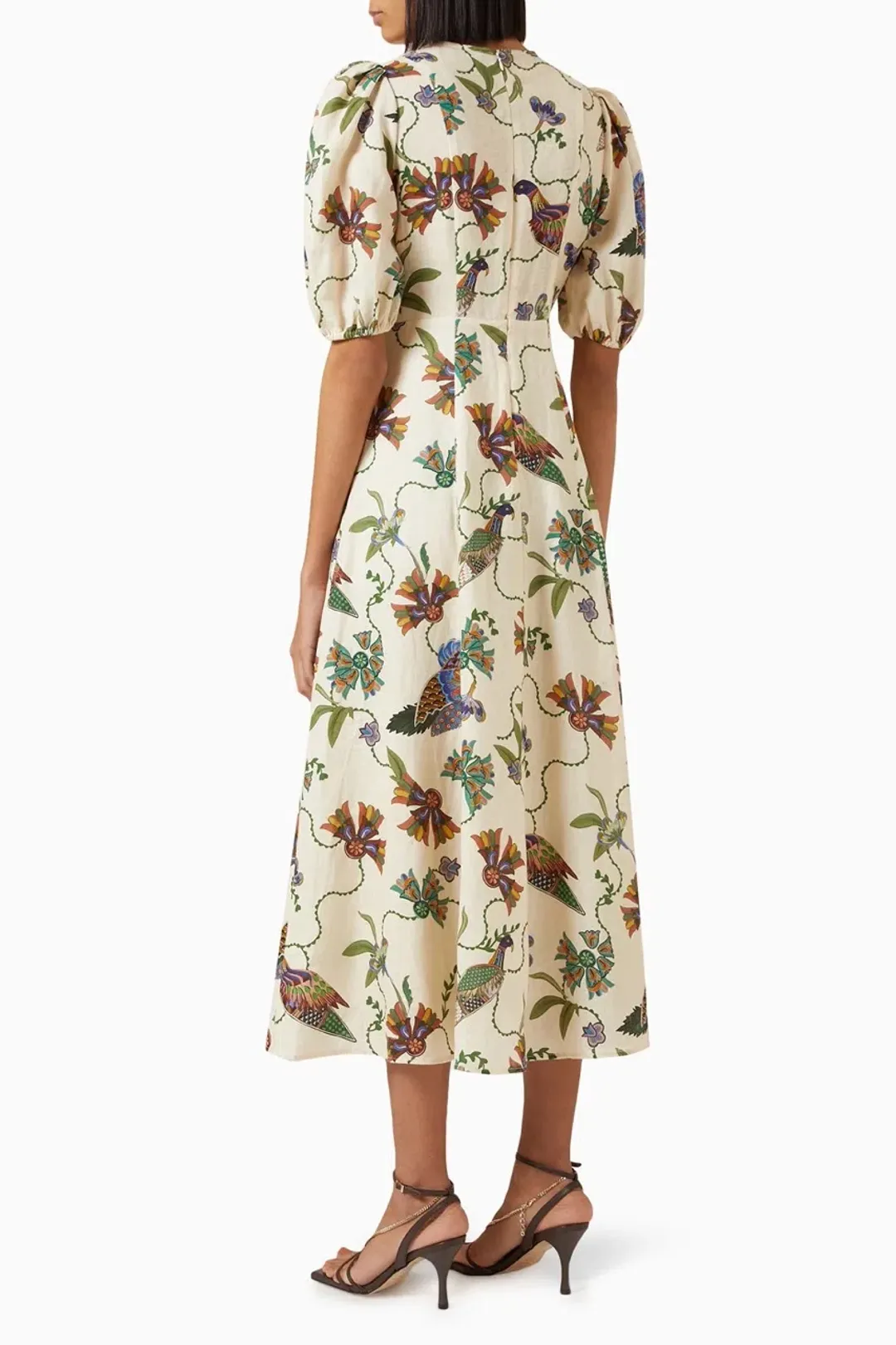Alemais Birdie Midi Dress Print Size AU 10  for rent on The Volte - main image