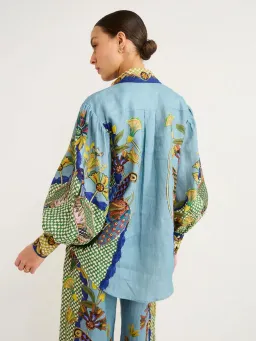 Alemais Gilly Shirt & Pant Set Misty Blue Size AU 6 for rent on The Volte - image 14