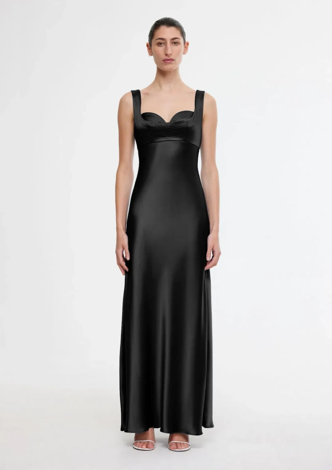 Acler Fagan Maxi Gown Black Size 8 for rent on The Volte - main image