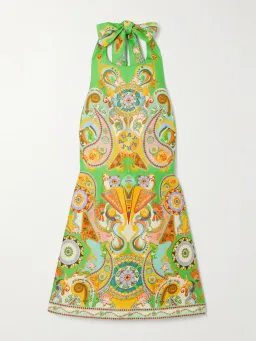 Alemais Pinball Mini Dress Green Multi Size AU 8 for rent on The Volte - image 18