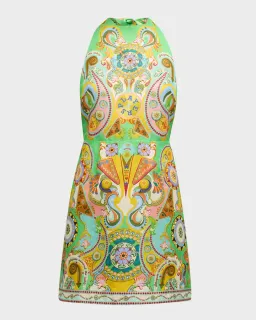 Alemais Pinball Mini Dress Green Multi Size AU 8 for rent on The Volte - image 17