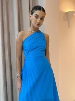 Sonya Moda Azalea Gown Blue Size 6 for rent on The Volte - image 5