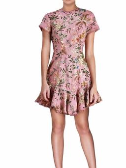 Zimmermann Tropicale Lattice Mini Dress Floral Size 8 for rent on The Volte - image 3