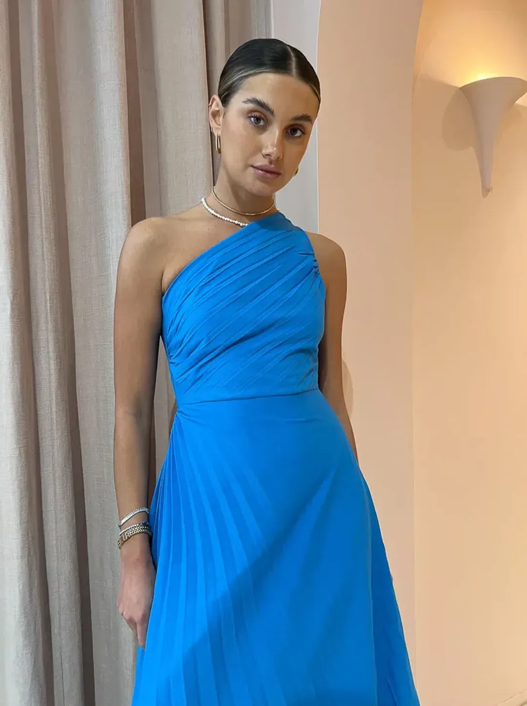 Sonya Moda Azalea Gown Blue 10 for rent on The Volte - main image