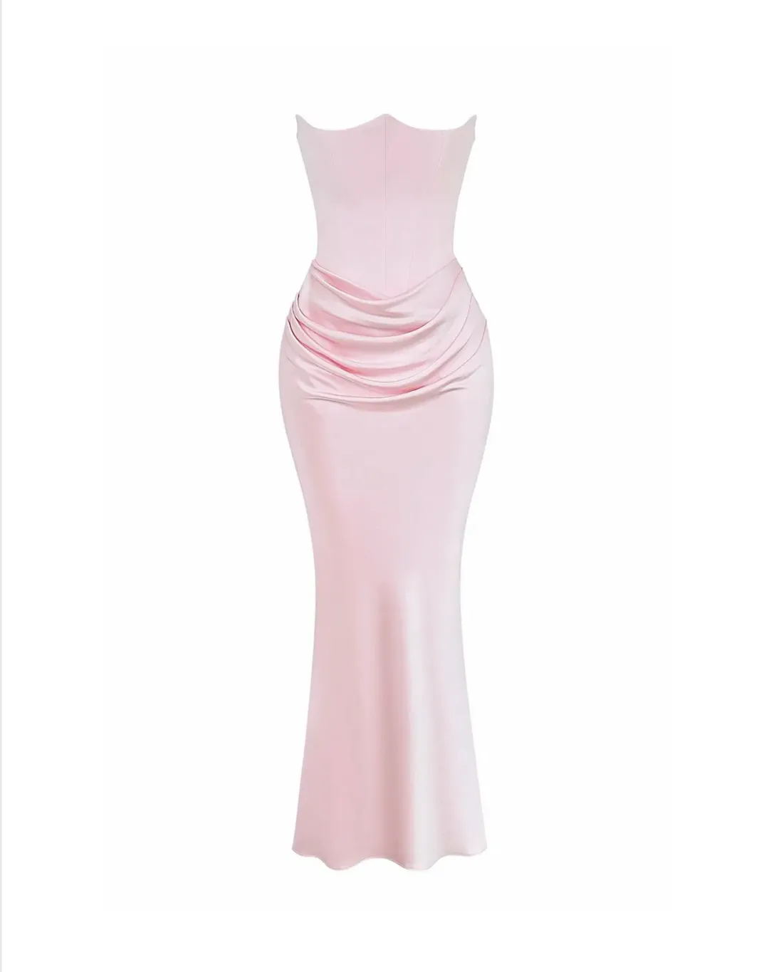 House of CB Persephone Strapless Corset Dress Rose Shadow Size XS / AU 6 for rent on The Volte - main image