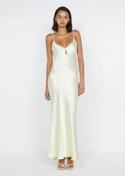 Bec & Bridge Cedar City Maxi Dress Ice Yellow Size 8  for rent on The Volte - image 1