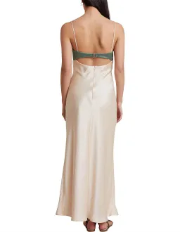 Bec & Bridge Carrie Maxi Dress Cream/Green Size 8 for rent on The Volte - image 3
