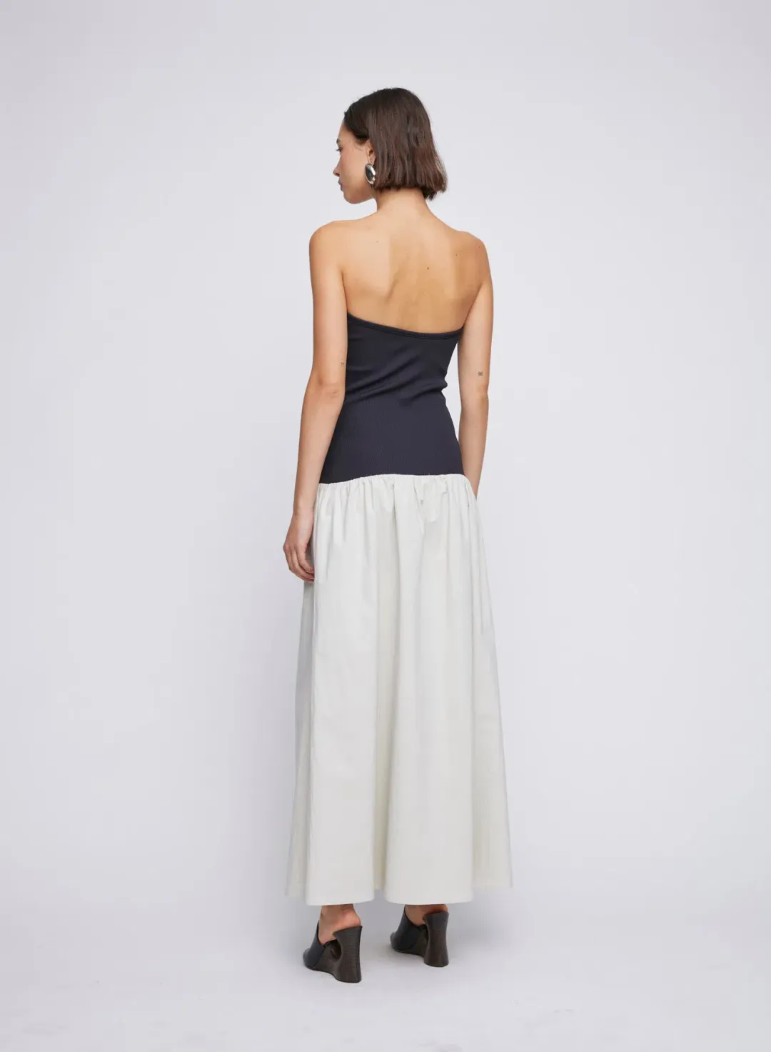 Anna Quan Amyra Dress Dove Cotton Size 8  for rent on The Volte - main image