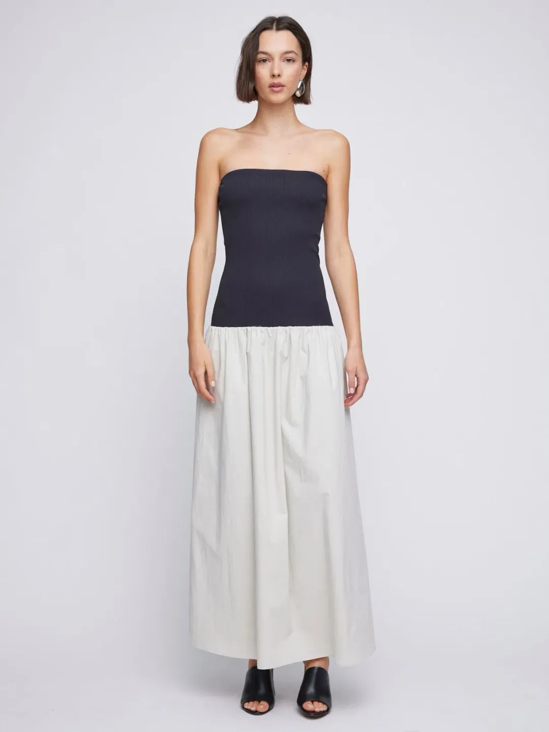 Anna Quan Amyra Dress Dove Cotton Size 8  for rent on The Volte - main image