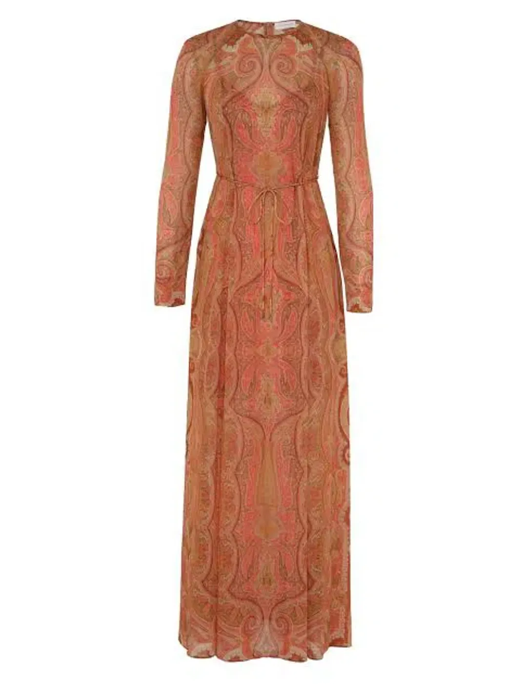 Zimmermann Tranquility Sheath Dress in Red Paisley Size 0 / AU 8  for rent on The Volte - main image