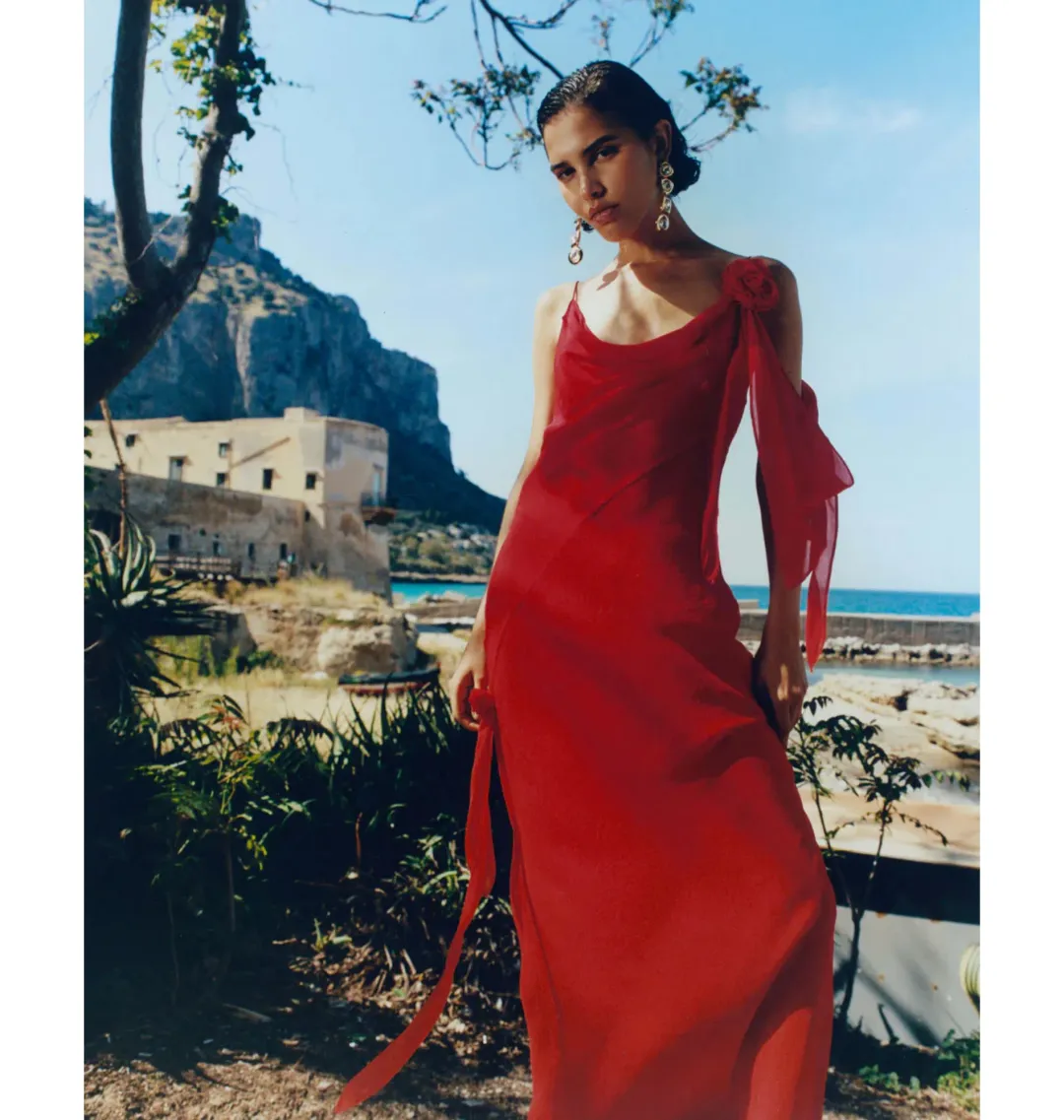 Rat & Boa Sirena Maxi Dress in Red Size M / AU 10 for rent on The Volte - main image
