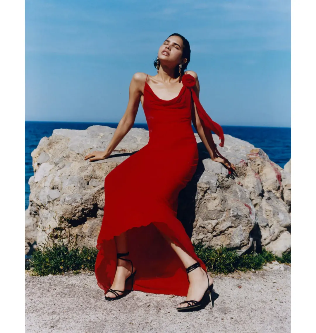 Rat & Boa Sirena Maxi Dress in Red Size M / AU 10 for rent on The Volte - main image