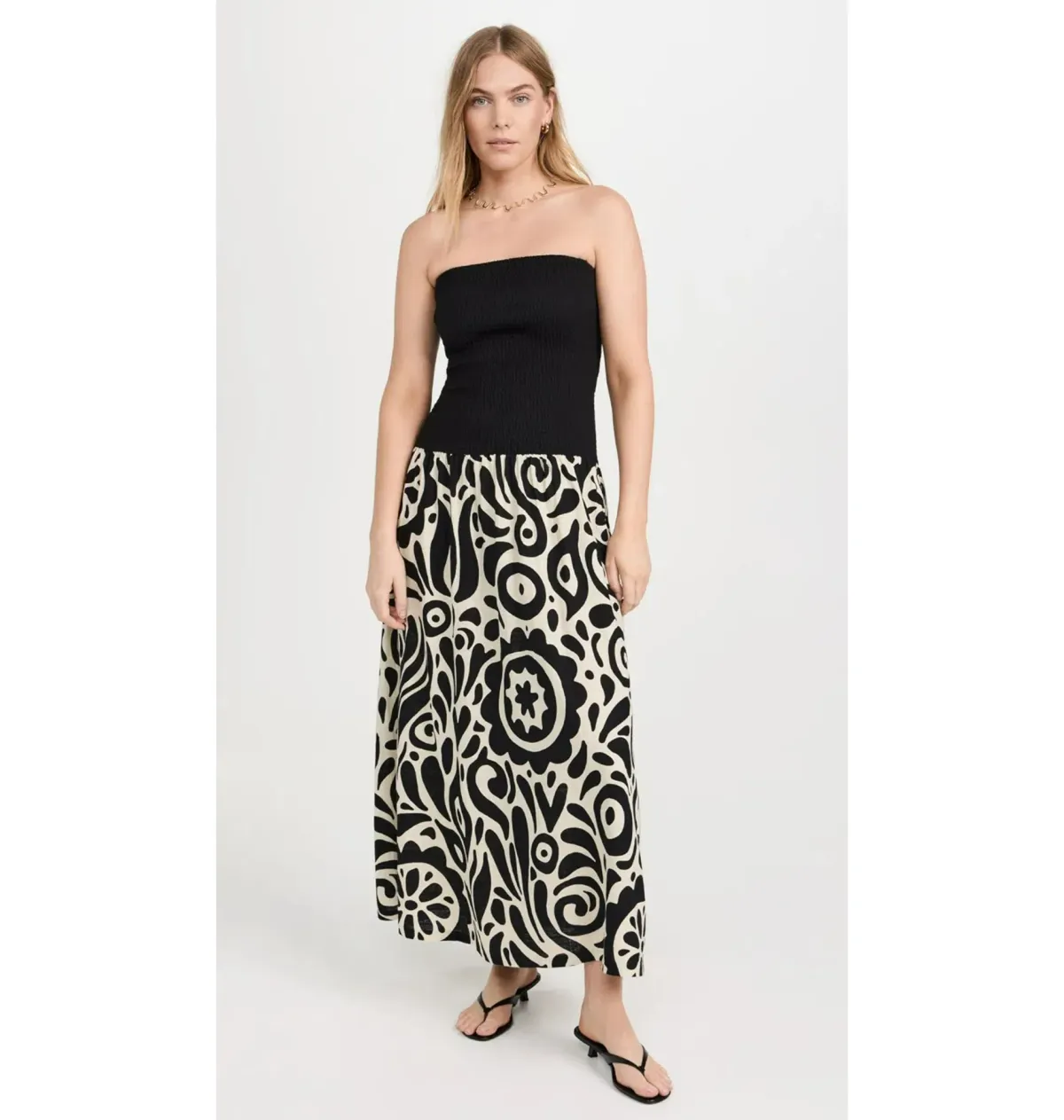 The Wolf Gang Alyss Maxi Dress Print Size AU 12  for rent on The Volte - main image