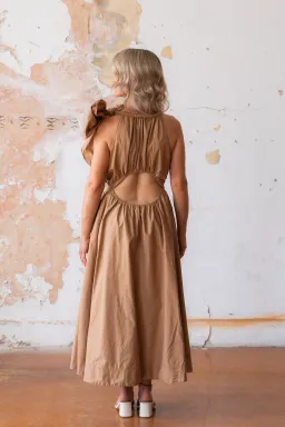 Aje Henriette Cutout Tie Strap Midi Dress Size AU 10  for rent on The Volte - image 4