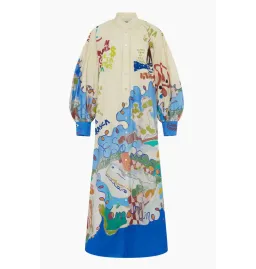 Alemais Nadia Shirtdress Multi Size AU 14 for rent on The Volte - image 7