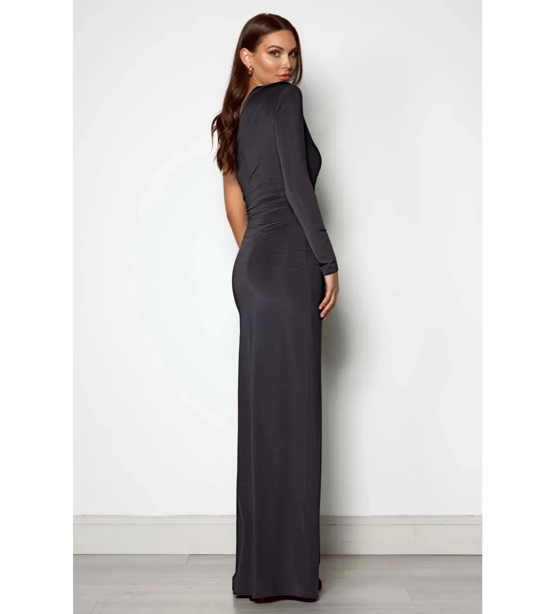 Elle Zeitoune Tessa Gown In Black Size 12 for rent on The Volte - main image