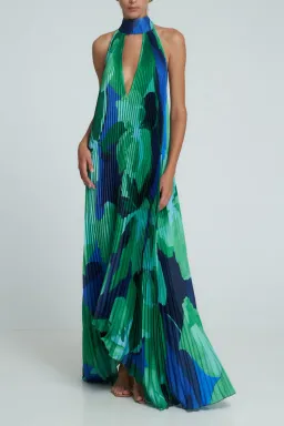 L'idee Opera Gown in Capri Green Size 10 for rent on The Volte - image 1