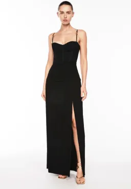 Manning Cartell Double Time Pleat Dress Black Size 10 for rent on The Volte - image 1
