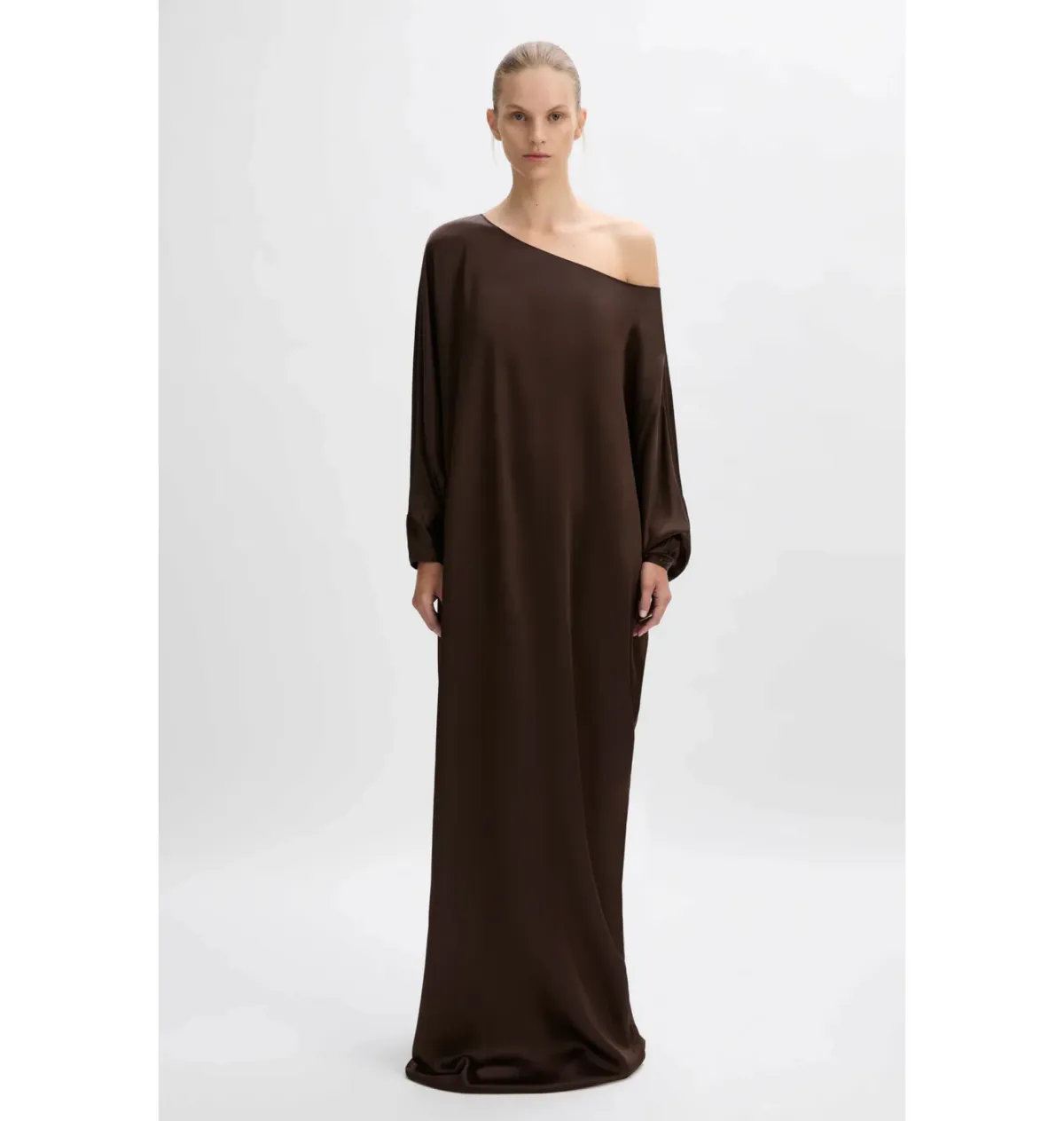 Beare Park Francesca Gown in Chocolate Size AU 8 for rent on The Volte - main image