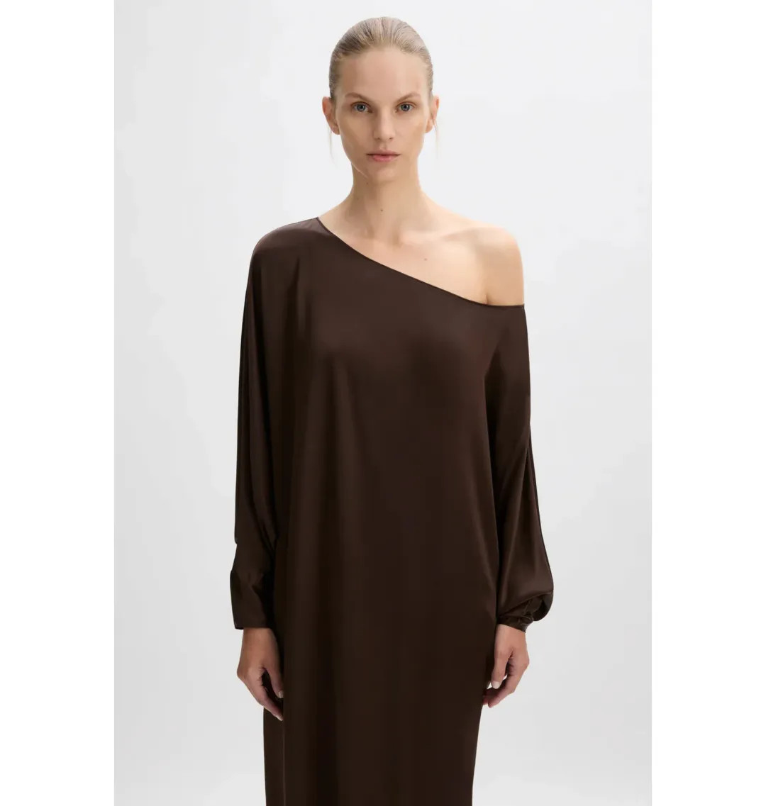 Beare Park Francesca Gown in Chocolate Size AU 8 for rent on The Volte - main image