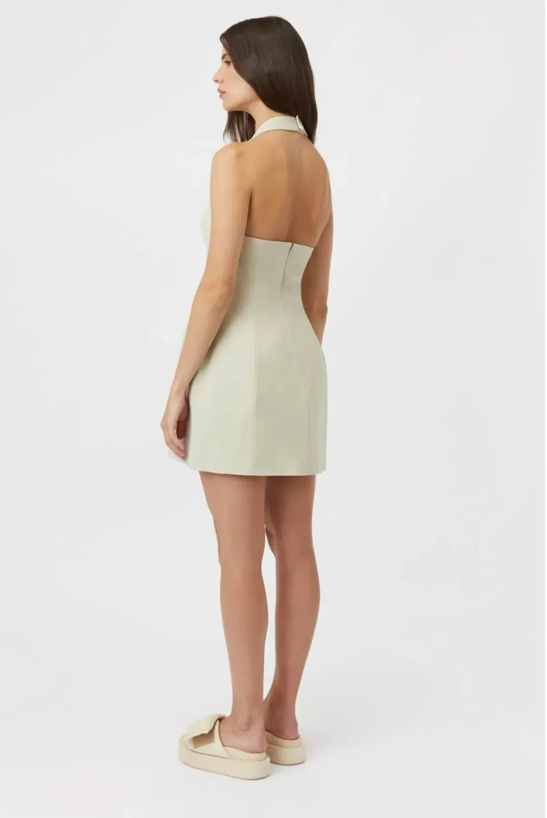 Camilla & Marc Petra Mini Dress in Pistachio Size 6 for rent on The Volte - main image