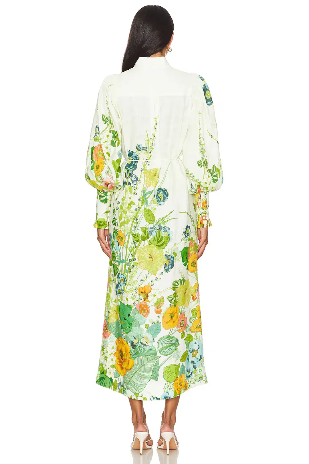 Alemais Zhivago Constance Shirt Dress Floral Size 16 for rent on The Volte - main image
