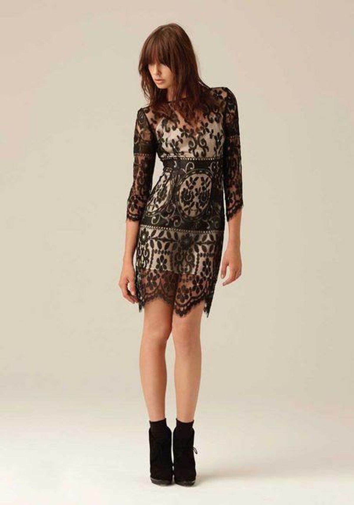 Lover Tilly Mini Dress Black Size 6 for rent on The Volte - main image