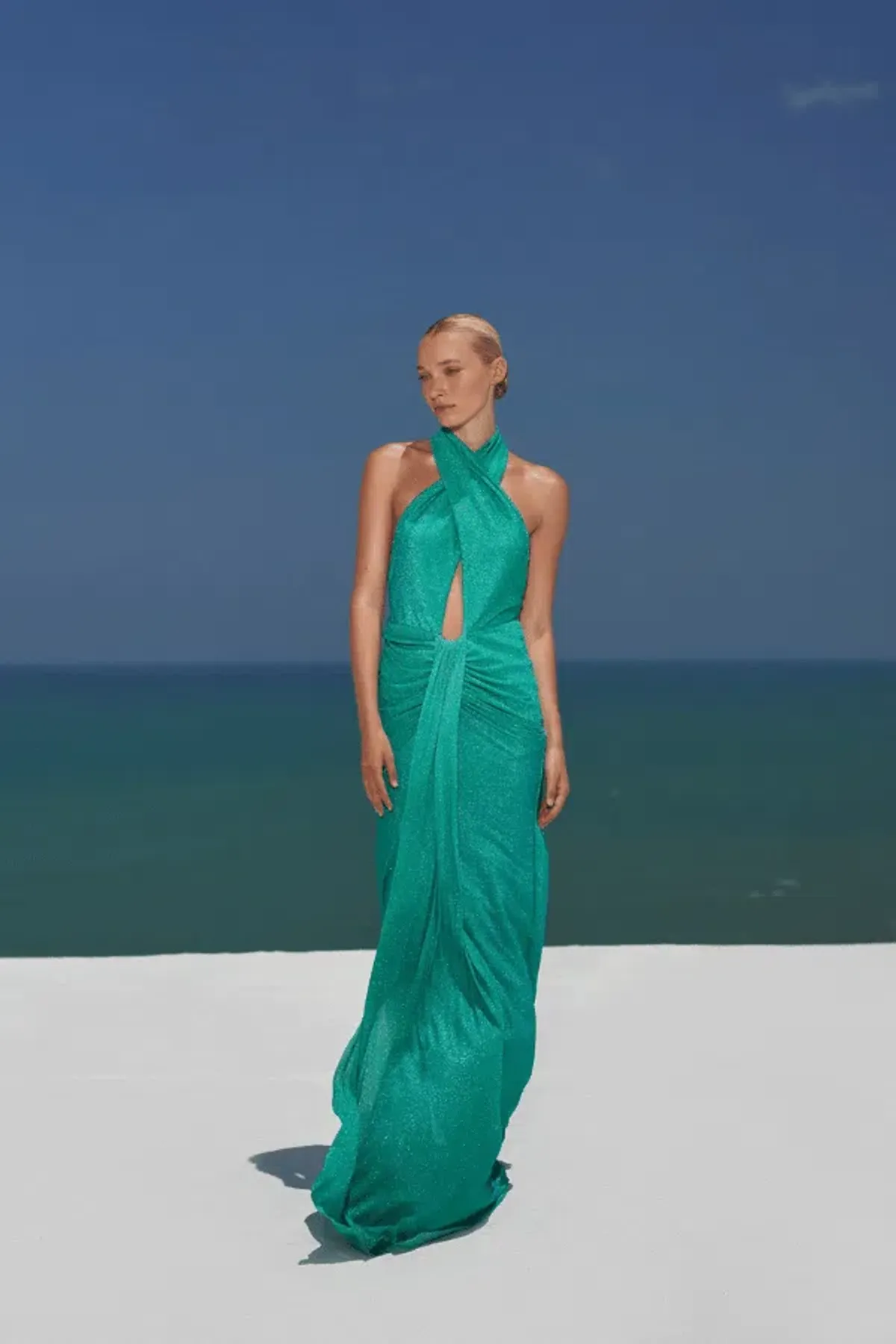 Baobab Nana Dress Wakame Size L/Au 12 for rent on The Volte - main image