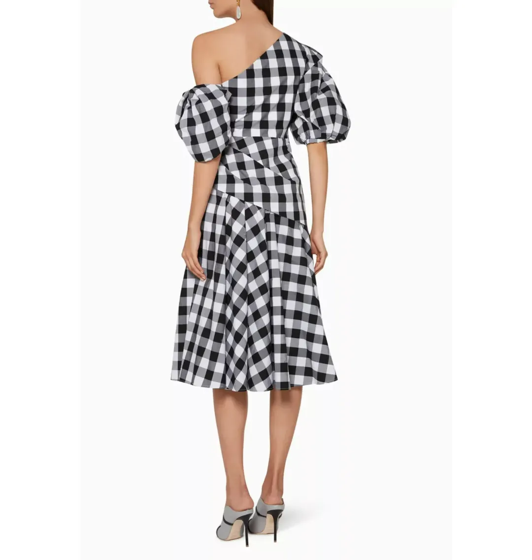 Acler Kieves Dress Black and White Size AU 12 for rent on The Volte - main image