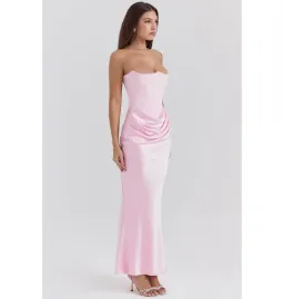 House of CB Persephone Corset Dress Rose Shadow Size AU 12 for rent on The Volte - image 2