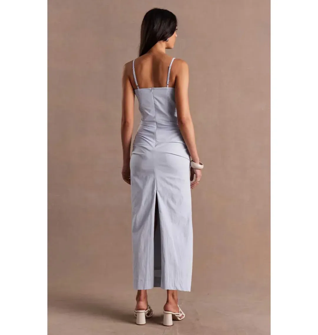 Sovere Beguile Midi Dress Moody Blue Size Small / AU 8 for rent on The Volte - main image
