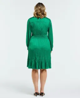 Estelle Clothing Nina Shirred Dress Green Size AU 20 for rent on The Volte - image 2