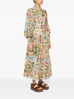 Alemais Star Man Midi Shirtdress Multi Size 10 AU for rent on The Volte - image 8