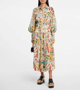 Alemais Star Man Midi Shirtdress Multi Size 10 AU for rent on The Volte - image 1