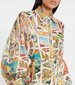 Alemais Star Man Midi Shirtdress Multi Size 10 AU for rent on The Volte - image 2