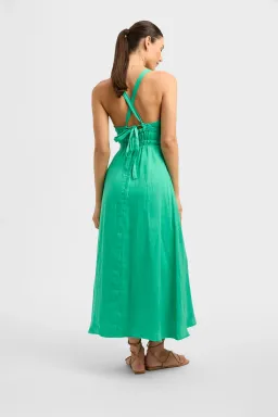 Kookai Tahiti Vee Dress Island Green Size S (AU 8) for rent on The Volte - image 3