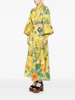 Alemais Cresida Cut Out Midi Dress Multi Size 10 for rent on The Volte - image 8