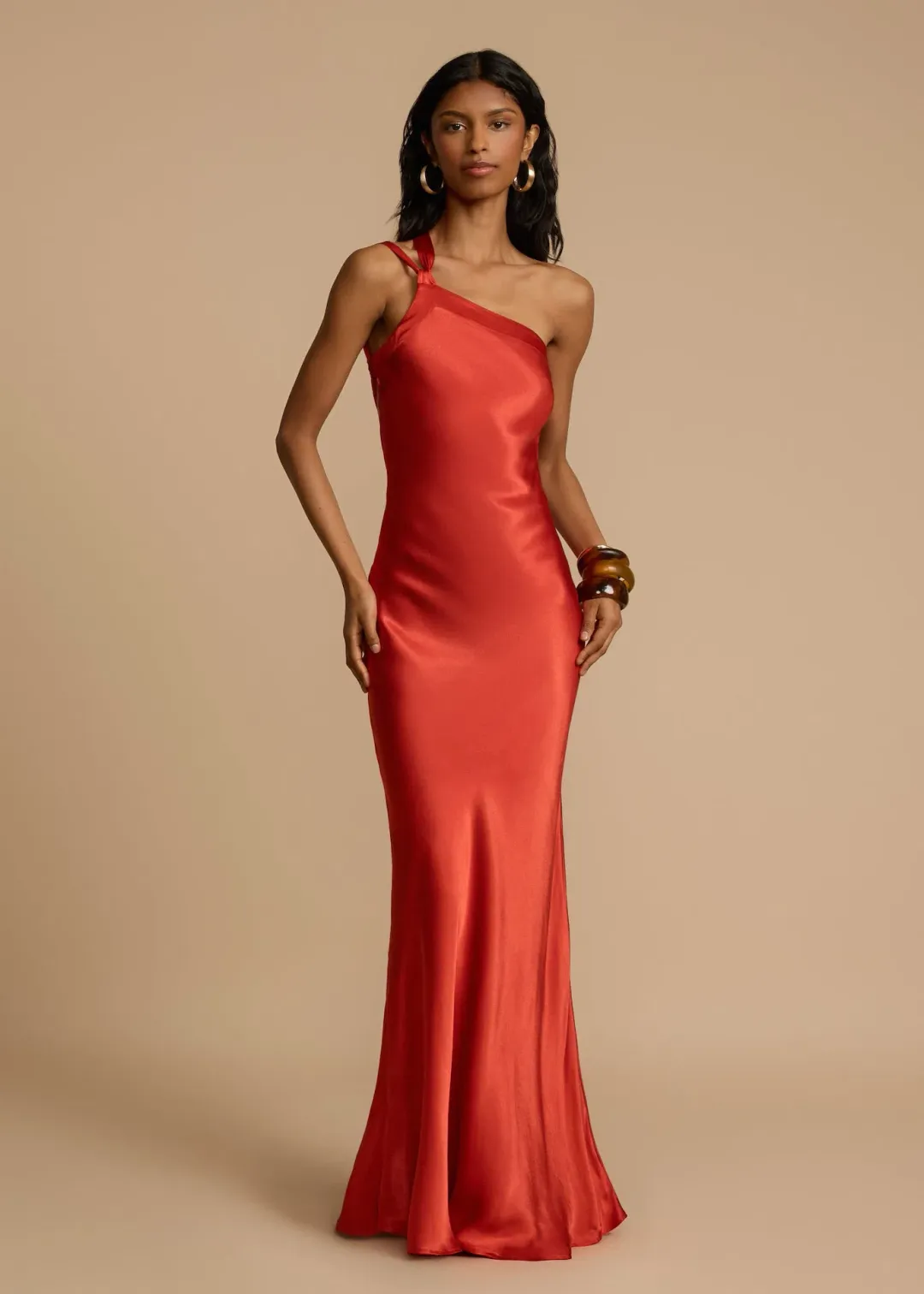 Arcina Ori Monique Dress in Rust Size S / AU 8 for rent on The Volte - main image