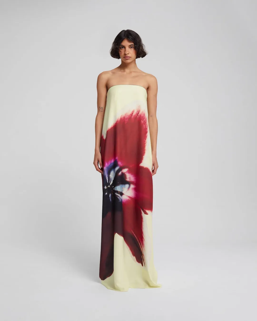 Rat & Boa Antheia Dress Cream Floral Size 6 for rent on The Volte - main image