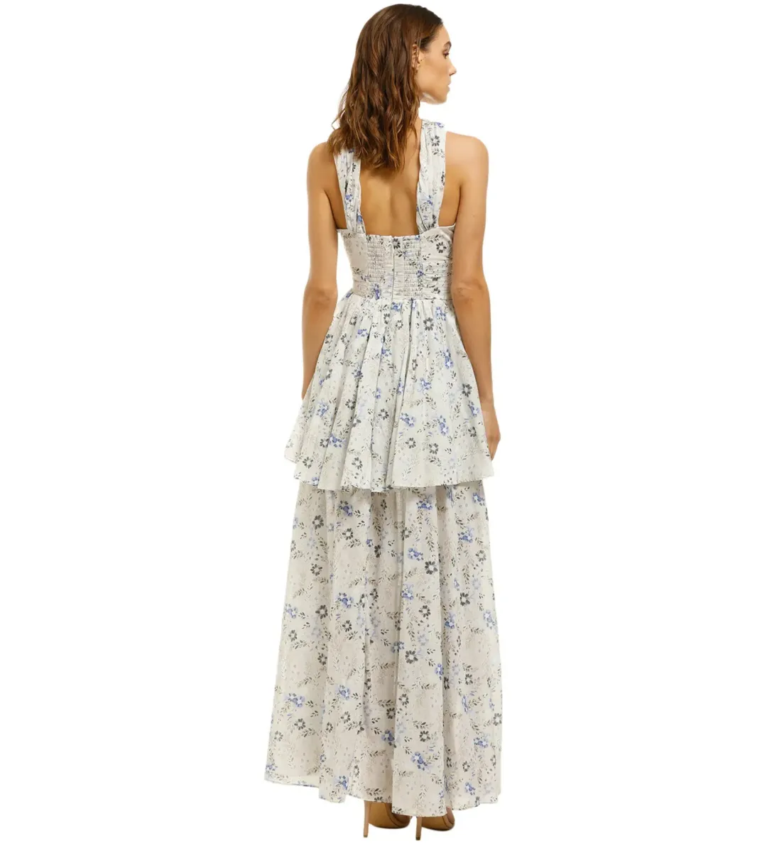 Aje Fraser Maxi Dress Floral Size 14 for rent on The Volte - main image