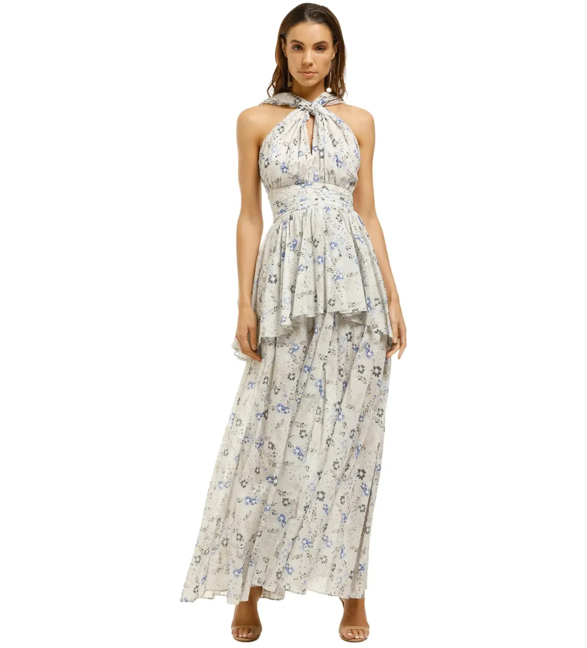 Aje Fraser Maxi Dress Floral Size 14 for rent on The Volte - main image