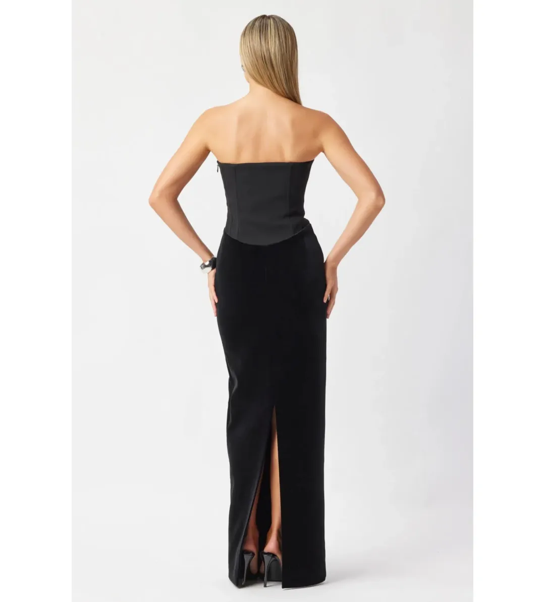 Bianca and Bridgett Adeline Maxi Dress Black Size 14 for rent on The Volte - main image