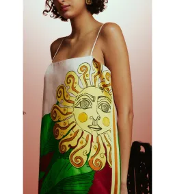 Alemais Tiger Slip Dress Print Size 8 for rent on The Volte - image 2