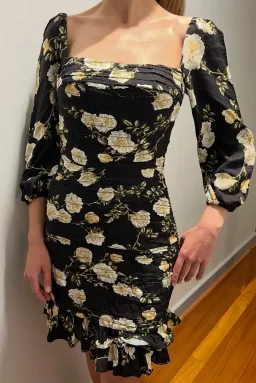 Sheike Antique Rose Dress Mini Dress Floral Size 8 for rent on The Volte - image 2