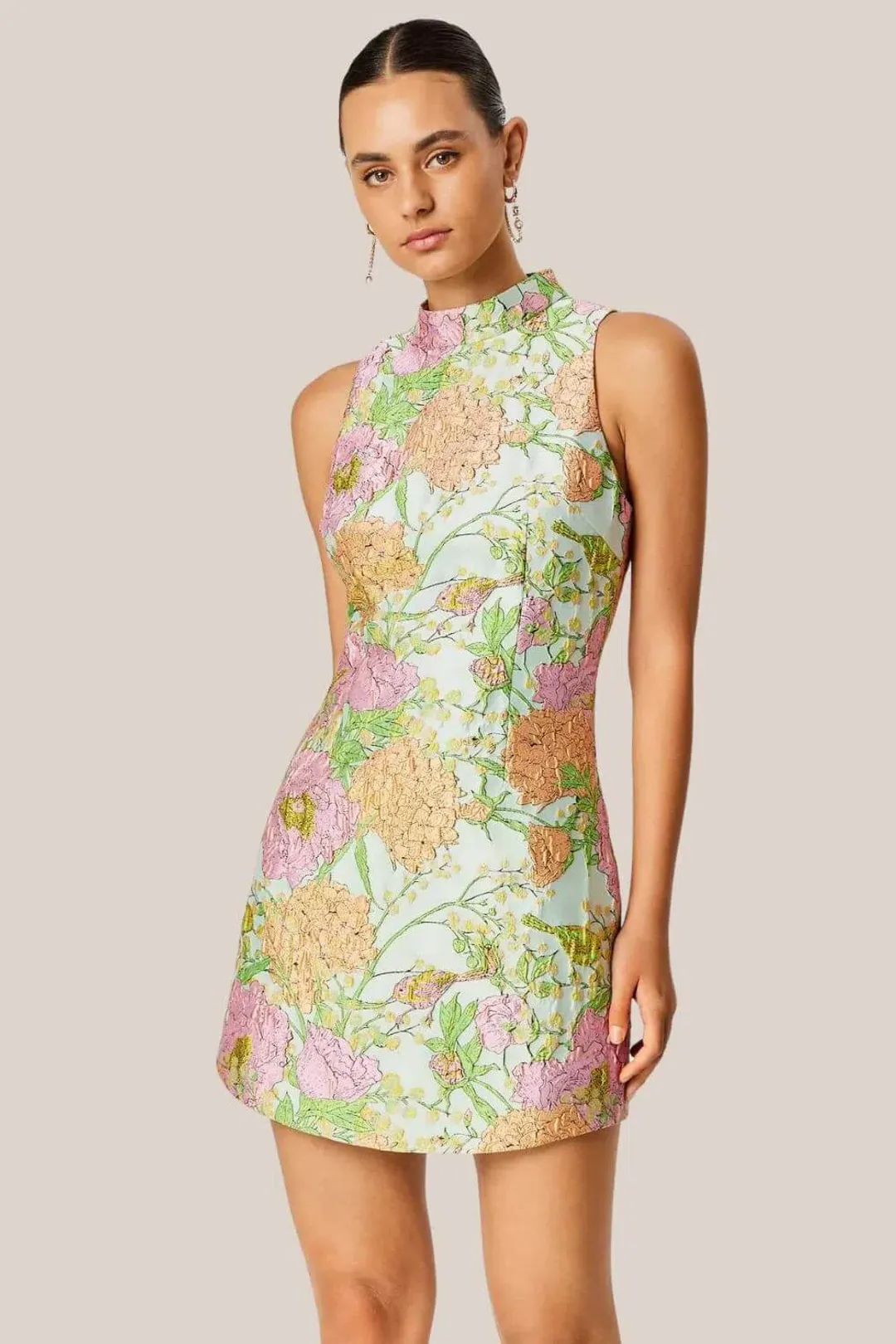 Elliatt - The Sunbeam Mini Dress Floral - Size 12 for rent on The Volte - main image