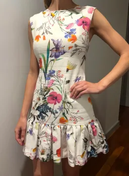 By Johnny Ivy Gather Mini Dress Floral Size 6  for rent on The Volte - image 1