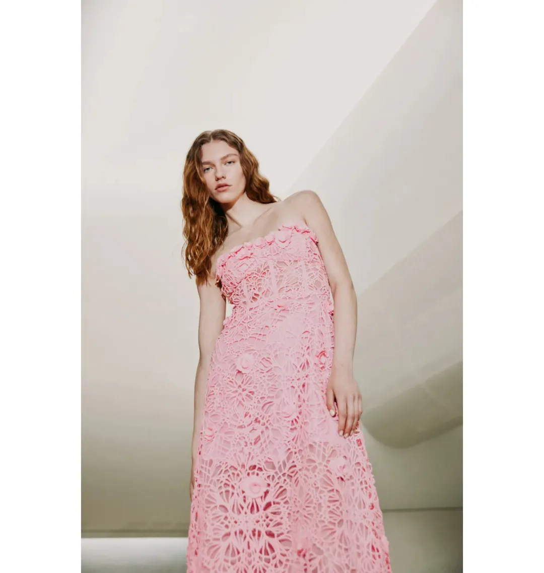 Manning Cartell Tea Ceremony Maxi Dress Pink Size AU 8 for rent on The Volte - main image